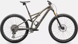 2023 Specialized S-Works Stumpjumper 29" Carbon Mountain Bike - S1, GLOSS BLK PEARL / SATIN BLK PEARL / BRUSHED BLK CHROME