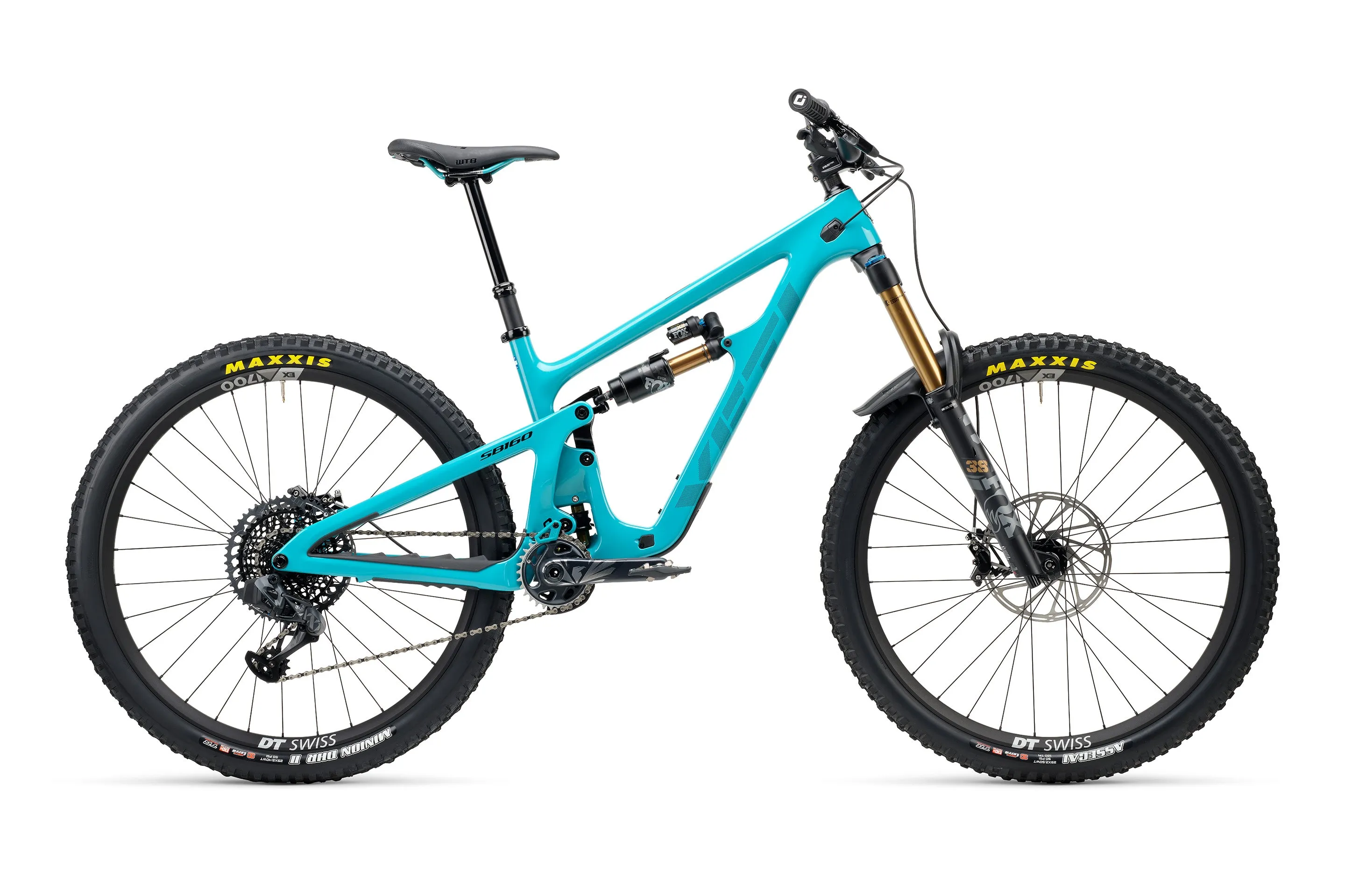 2023 Yeti SB160 Turq Series 29" Complete Mountain Bike - T3 Build, Large, Turquoise