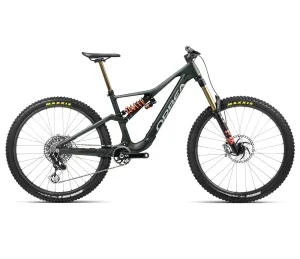 2024 Orbea RALLON M-LTD Enduro Mountain Bike - Medium, Forest Green Carbon View (Matte-Gloss) - Blue Stone (Gloss)