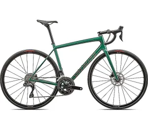 2024 Specialized AETHOS COMP BIKE - 61cm, GLOSS METALLIC PINE GREEN SMOKE