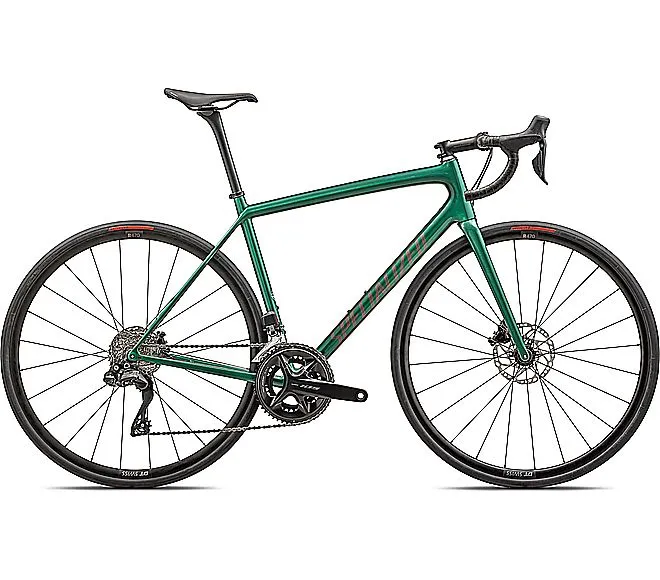 2024 Specialized AETHOS COMP BIKE - 61cm, GLOSS METALLIC PINE GREEN SMOKE