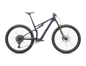 2024 Specialized EPIC 8 Evo Comp Mountain Bike - X-Small, Satin Blue Onyx/Dune White