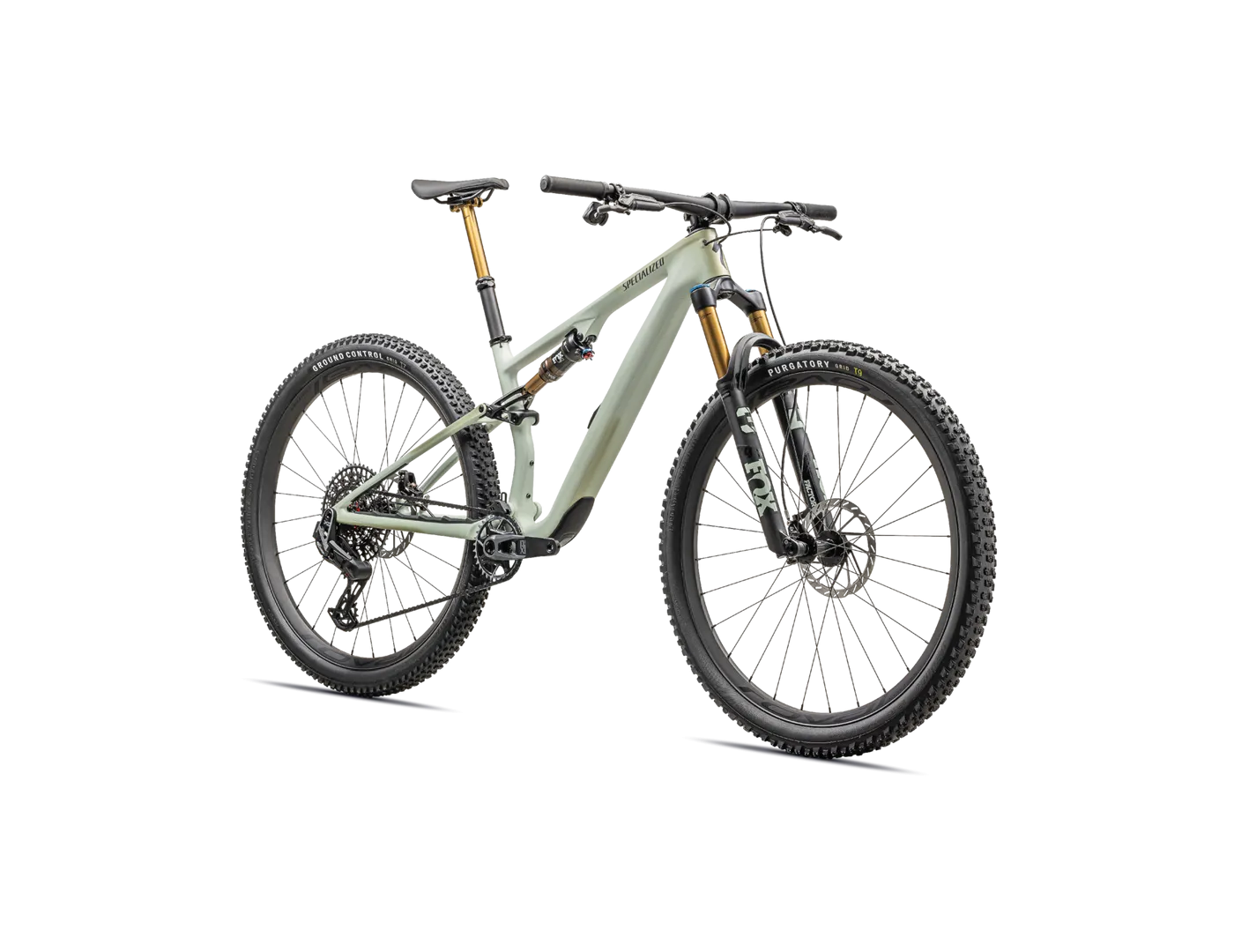 2024 Specialized EPIC 8 Evo Pro Mountain Bike - Medium, Satin Forest Green/Spruce/Metallic Spruce