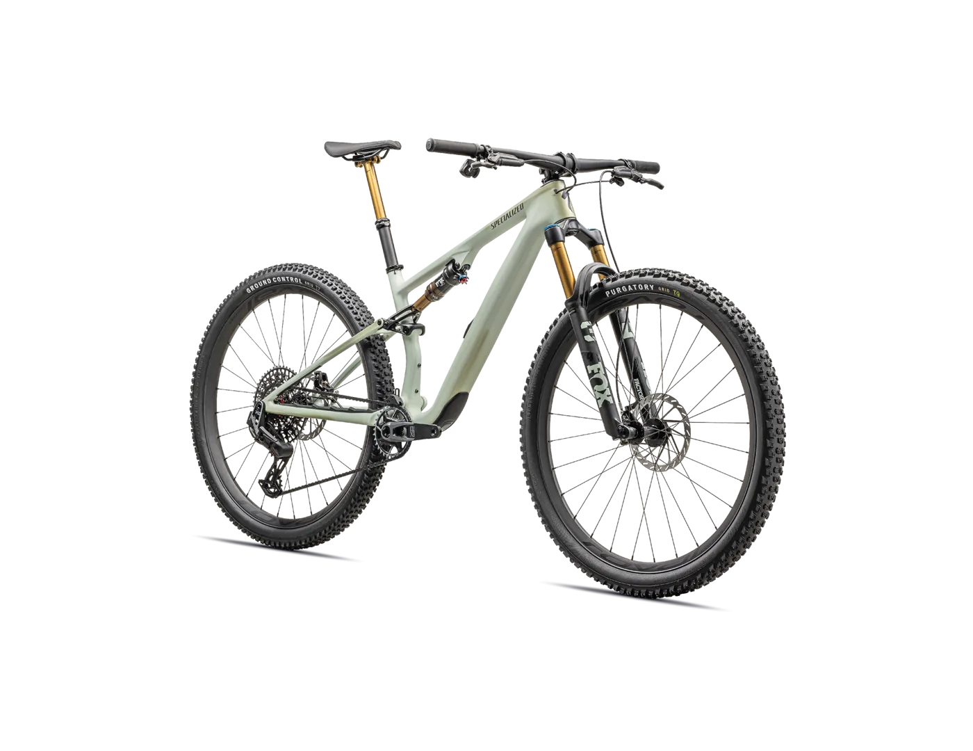 2024 Specialized EPIC 8 Evo Pro Mountain Bike - Small, Satin Forest Green/Spruce/Metallic Spruce