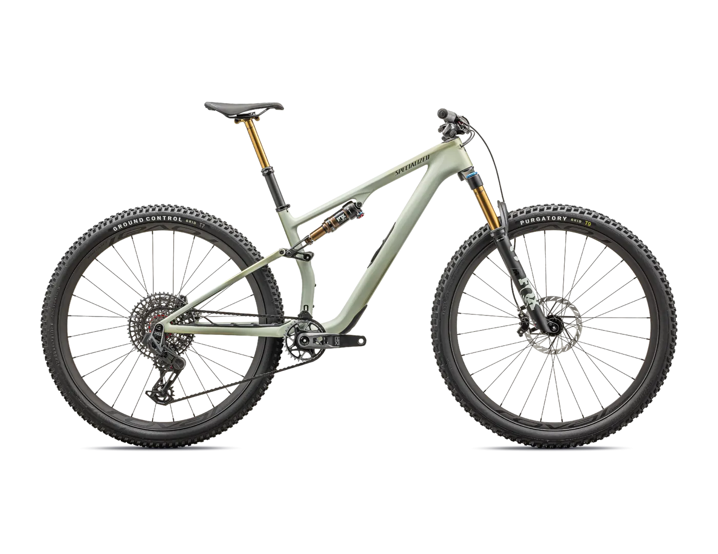 2024 Specialized EPIC 8 Evo Pro Mountain Bike - Small, Satin Forest Green/Spruce/Metallic Spruce