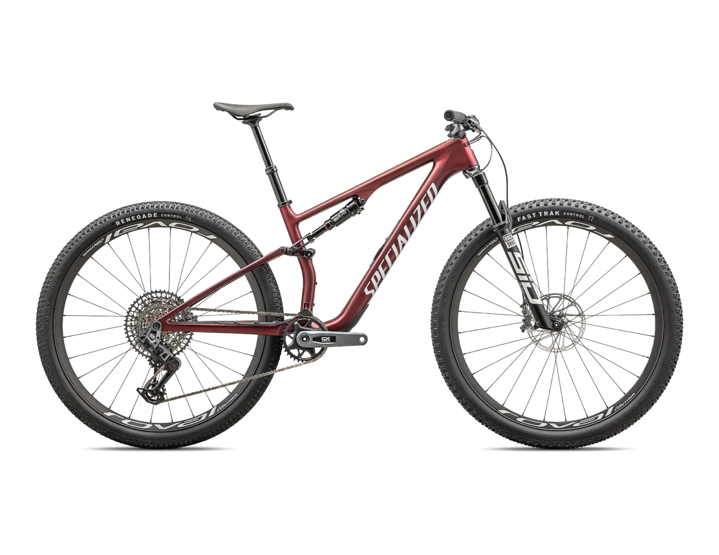 2024 Specialized EPIC 8 Expert Mountain Bike - Medium, Satin/Redsky White