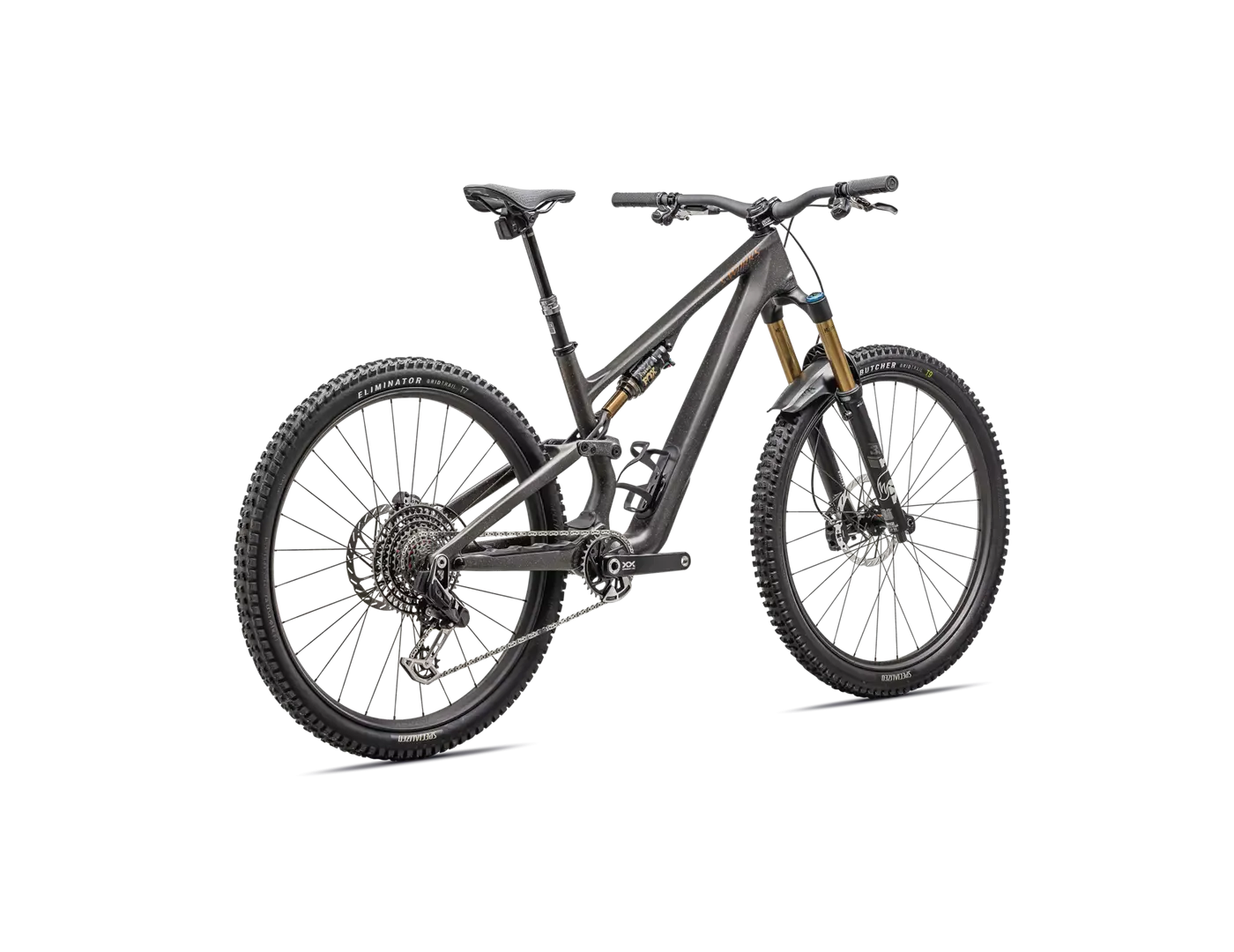 2025 Specialized S-Works Stumpjumper 15 29/27.5" Bike - S2, Satin Gunmetal / Clay / White Mtn / Dove Grey / Gloss Bronze