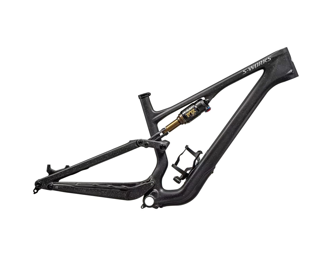 2025 Specialized S-Works Stumpjumper 15 29" Frameset - S4, Satin Nrly Blk / Cool Grey / Obsidian / Satin Dove Grey