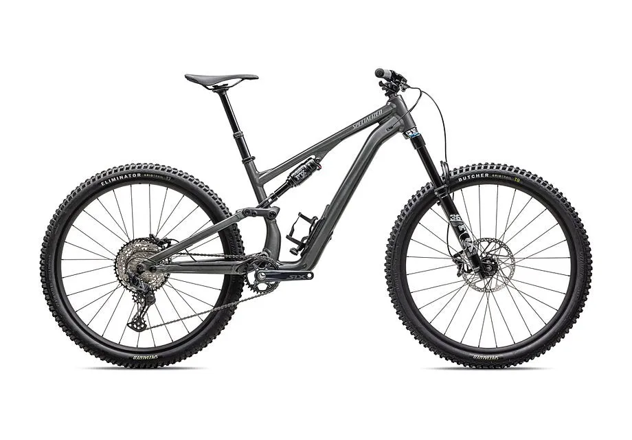 2025 SPECIALIZED STUMPJUMPER 15 COMP ALLOY BIKE - S1, GLOSS SMOKE / COOL GREY