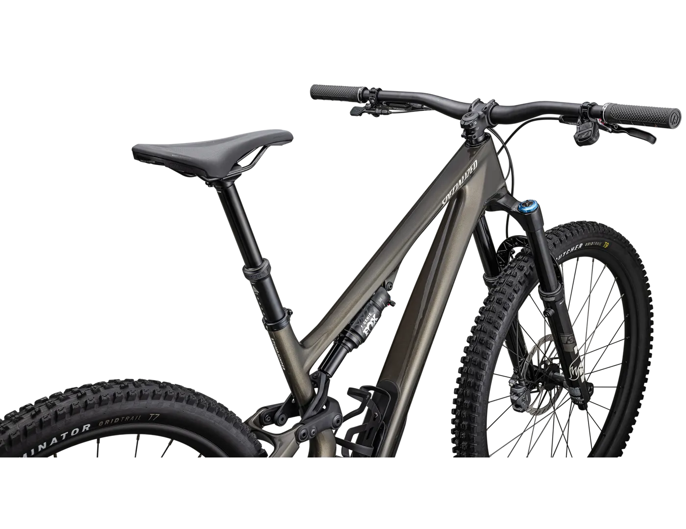 2025 Specialized Stumpjumper 15 Expert 29/27.5 Bike - S2, Gloss Gunmetal / White Mountains