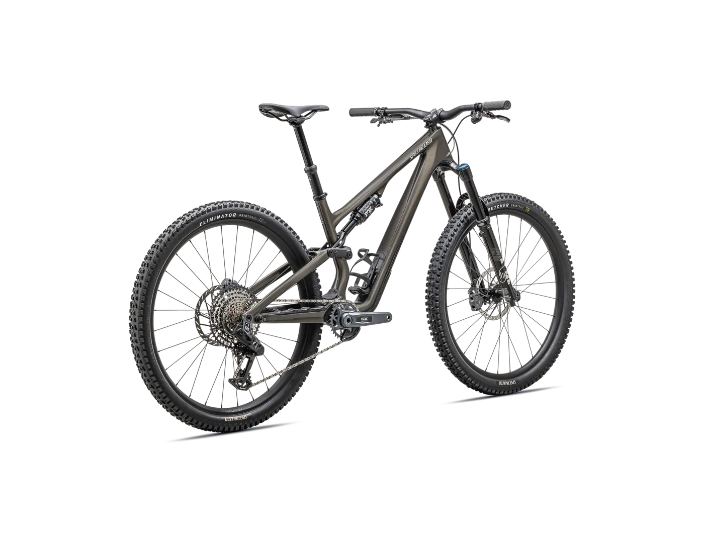 2025 Specialized Stumpjumper 15 Expert 29/27.5 Bike - S2, Gloss Gunmetal / White Mountains
