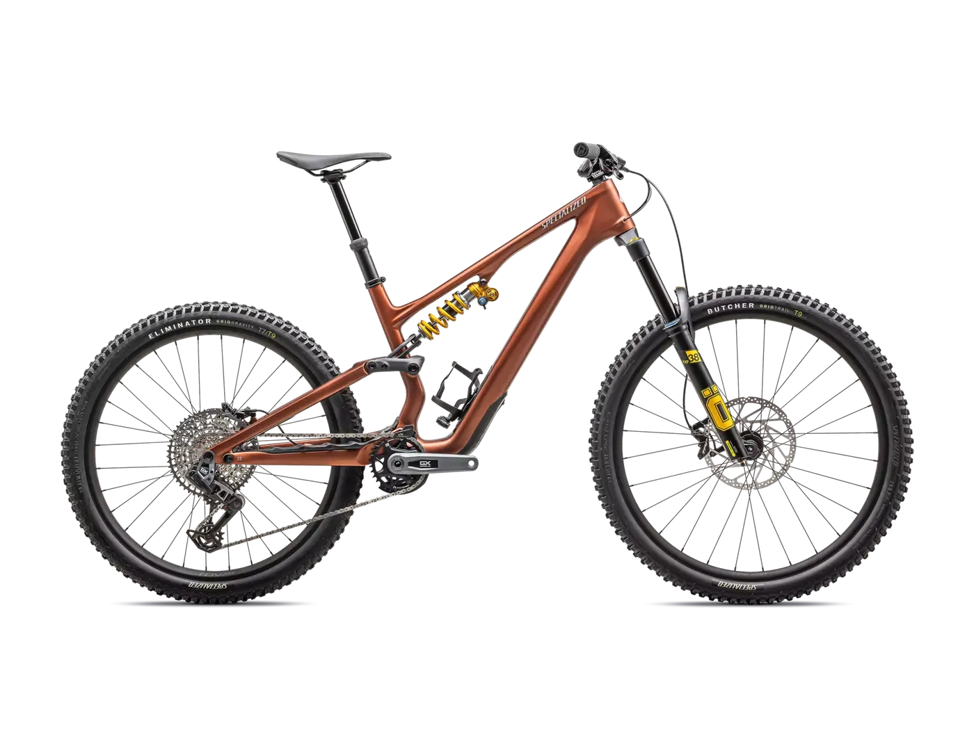 2025 Specialized Stumpjumper 15 Ohlins Coil Bike - S5, Satin Copper Speckle / Satin Silver Dust