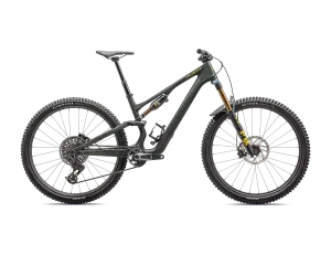 2025 Specialized Stumpjumper 15 Pro 29" Bike - S6, Satin Green Tint / Gunmetal / Satin Metallic Sulphur