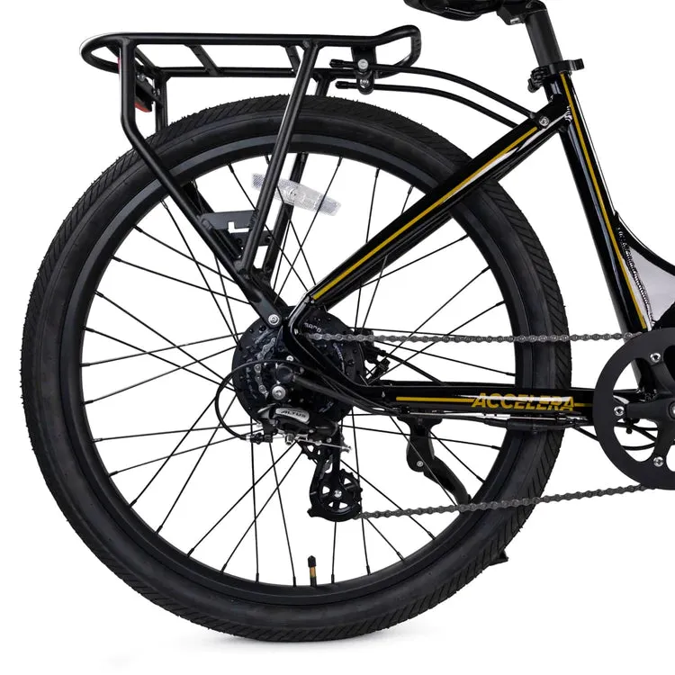 Accelera 26" Glossy Black E-Bike