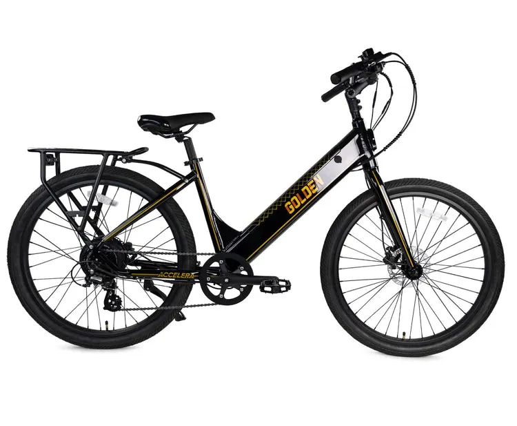 Accelera 26" Glossy Black E-Bike