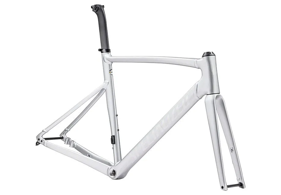 allez sprint frmset satin silver dust/gloss transparent decals 58