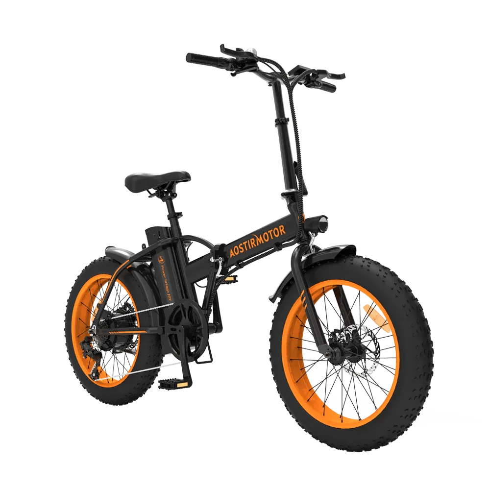 Aostirmotor Fat Tire Folding Electric Bike A20 [36v 500w]