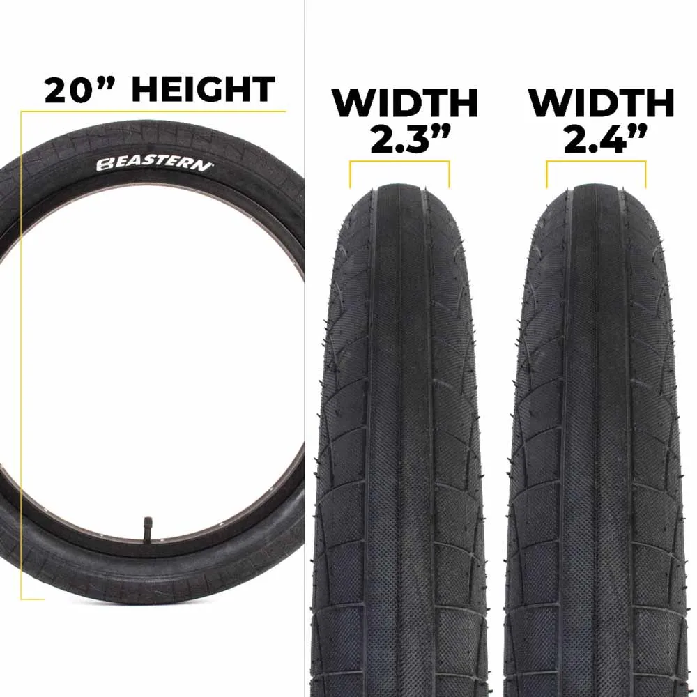 Atom 20" Tire & Tube Repair Kit - Black/White