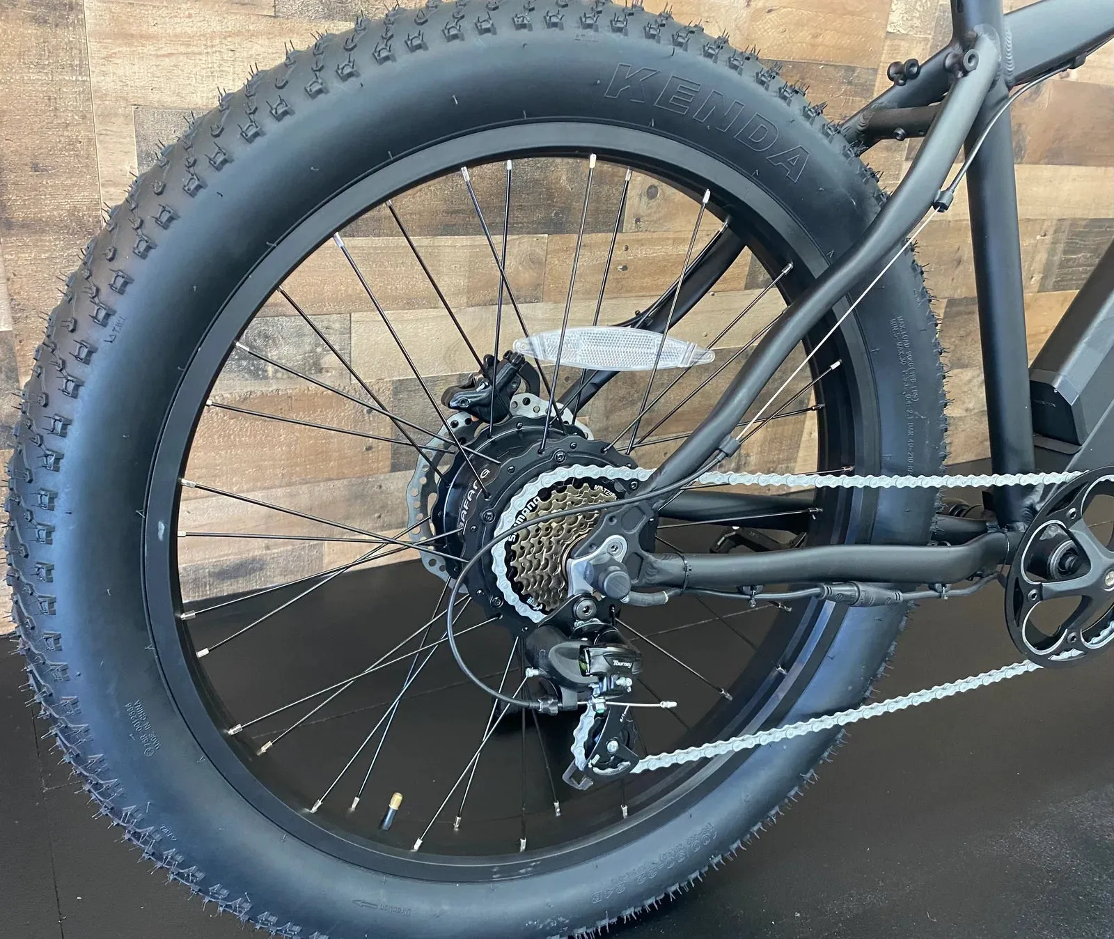 Black Rock Island Warrior Mountain Cruiser Electric Bike