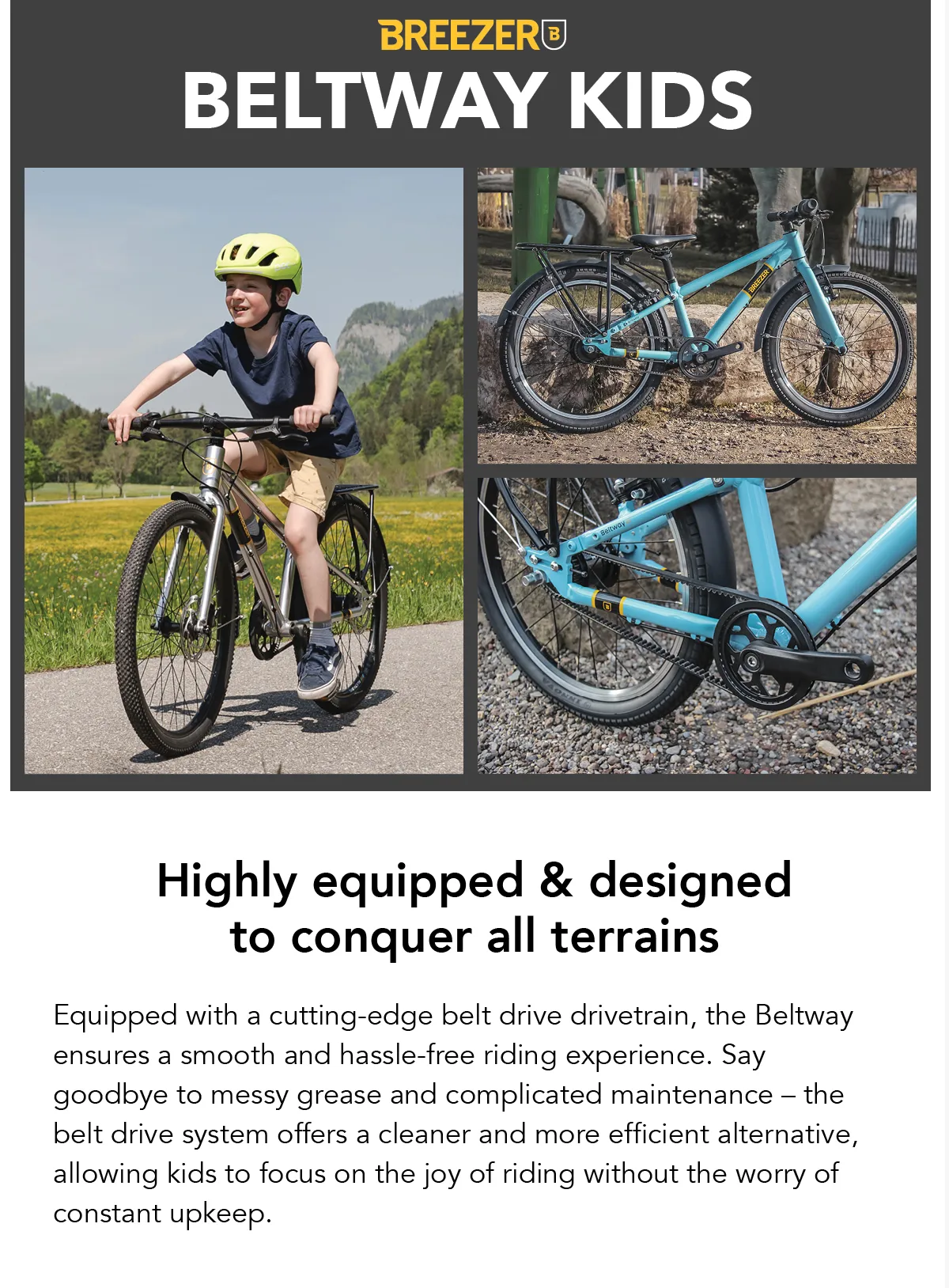 Breezer Beltway 20 Kids Hybrid Road Bike