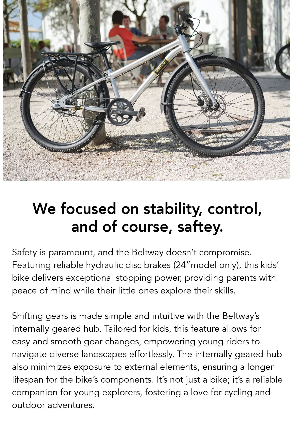 Breezer Beltway 24 Kids Hybrid Road Bike