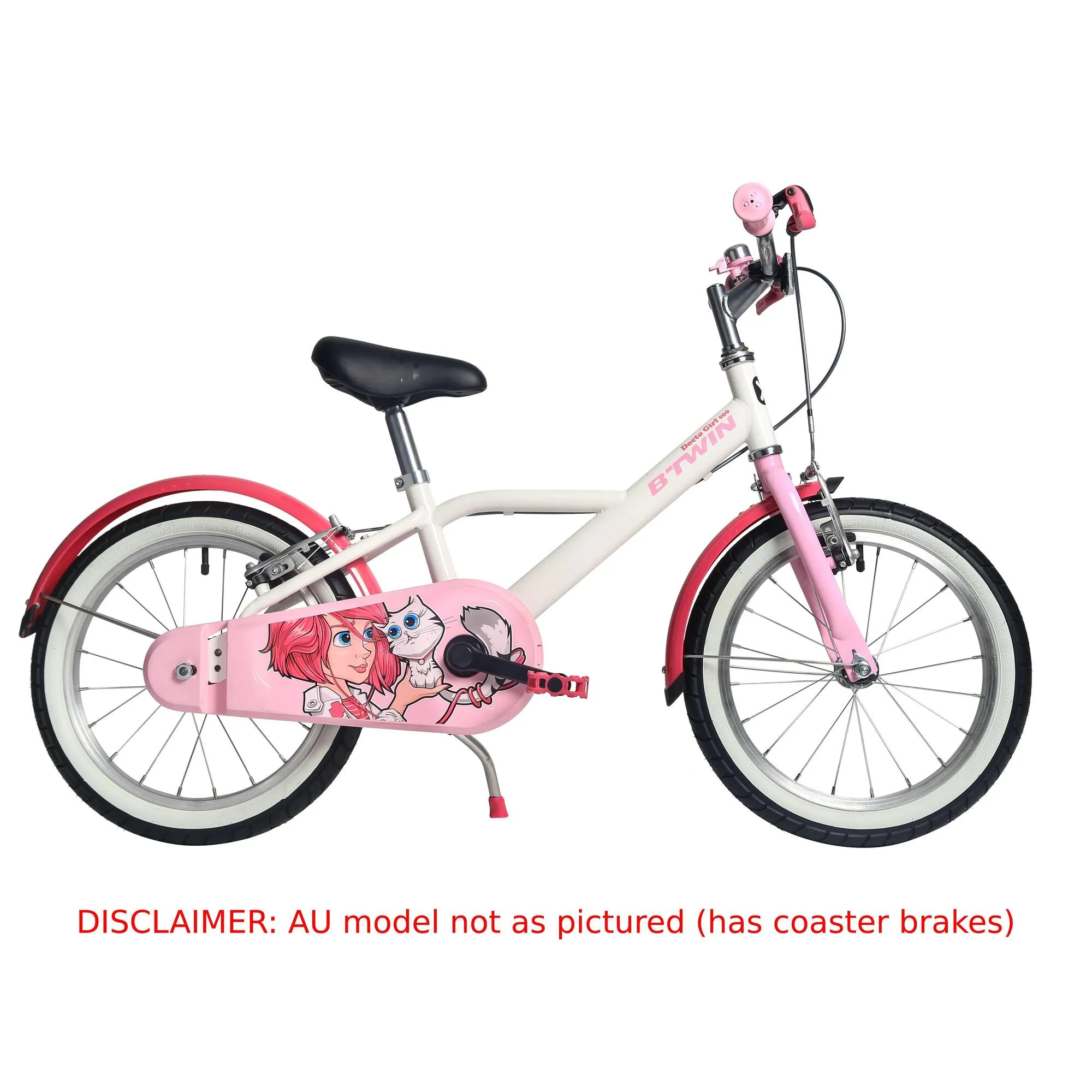 Btwin HYC500 Girls' Hybrid Bike 16" Kids' 3'7" to 4'0"