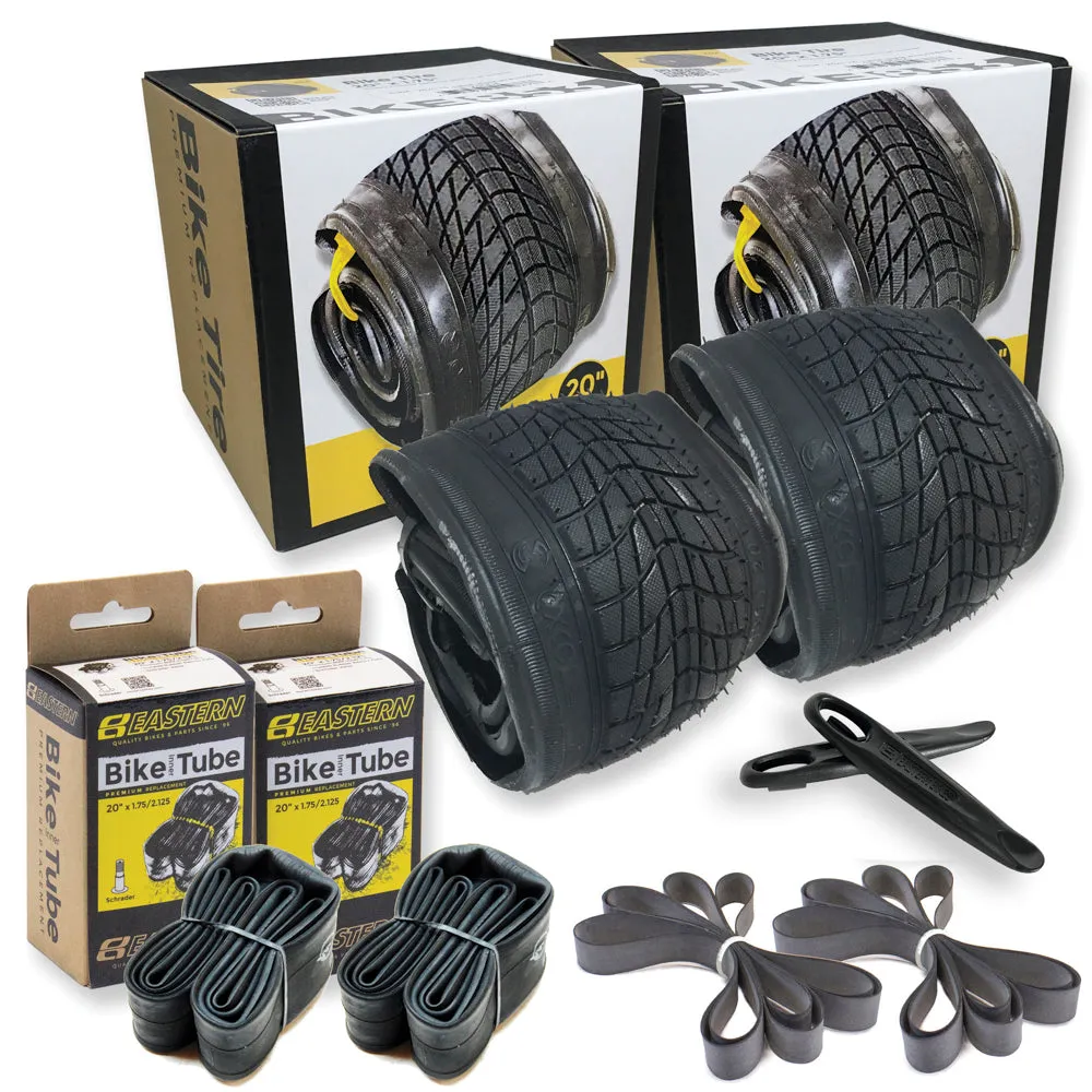 E304 20" Tire & Tube Repair Kit - Black