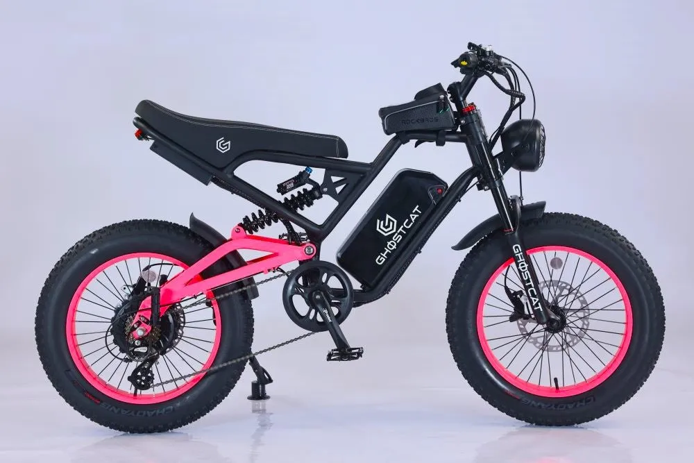 GHOSTCAT F3 1500W Full Suspension Electric Moto Bike