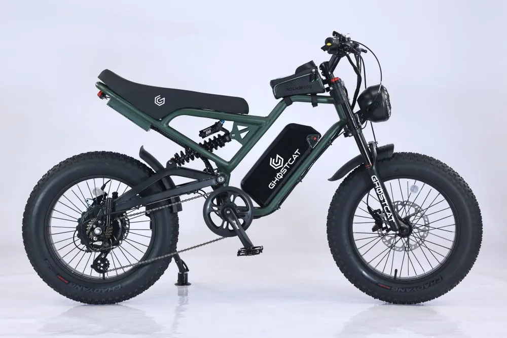 GHOSTCAT F3 1500W Full Suspension Electric Moto Bike