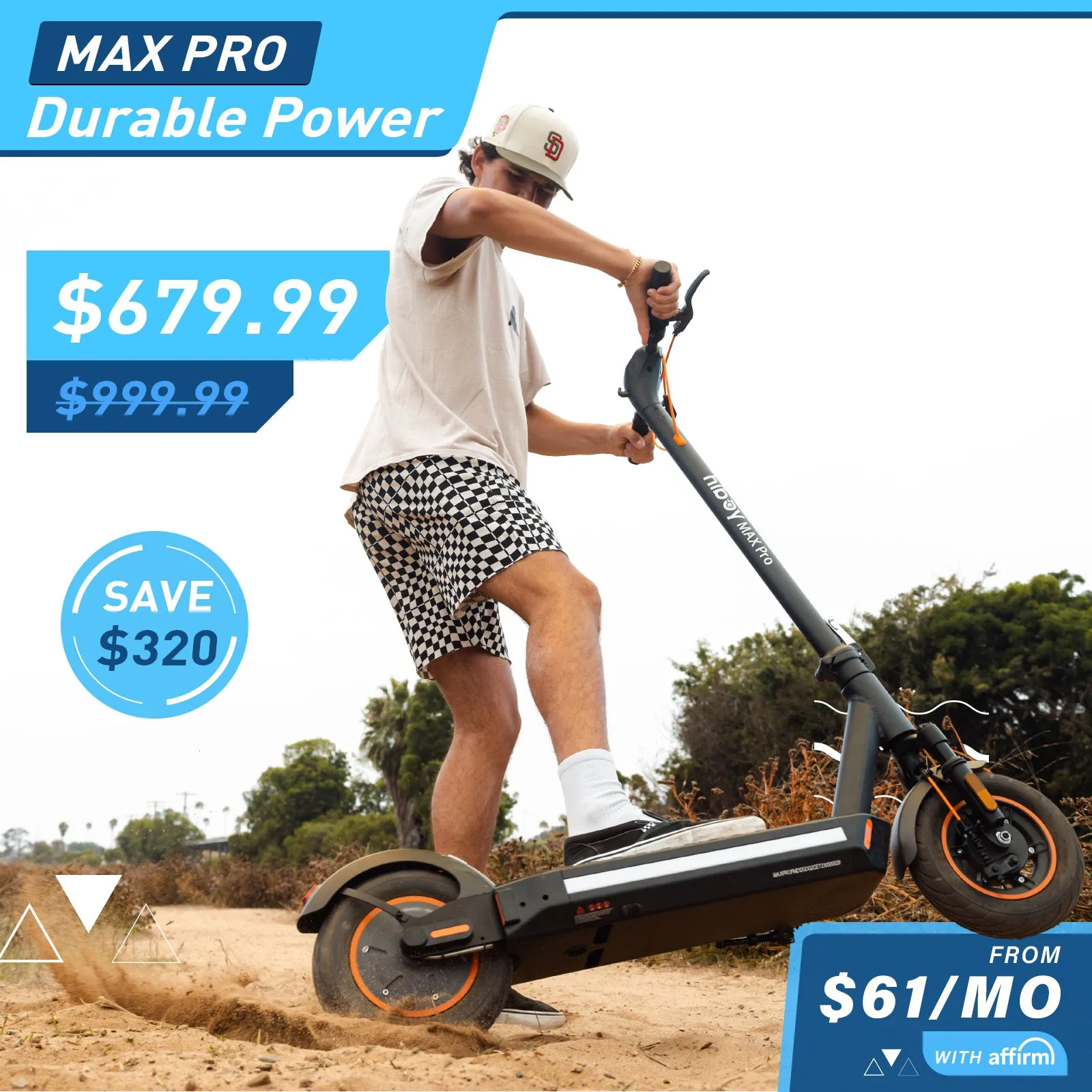 Hiboy MAX Pro Electric Scooter for Heavy Adult