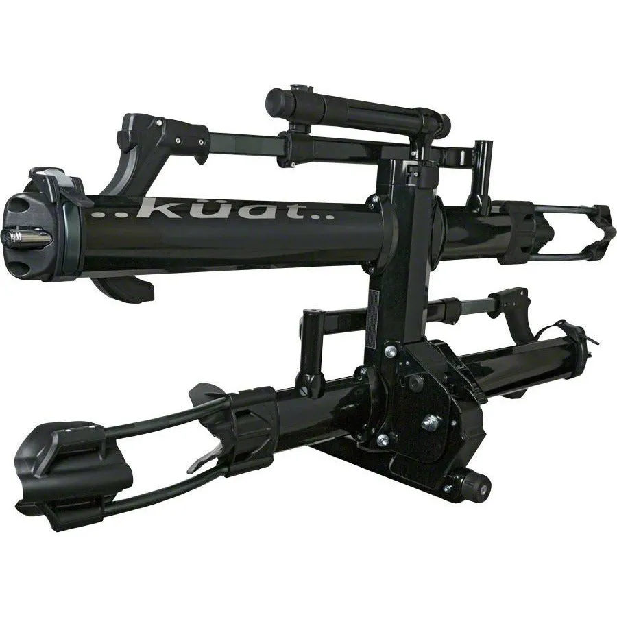 Kuat NV 2.0 Hitch Bike Rack - 2-Bike, 2" Receiver, Metallic Black/Chrome