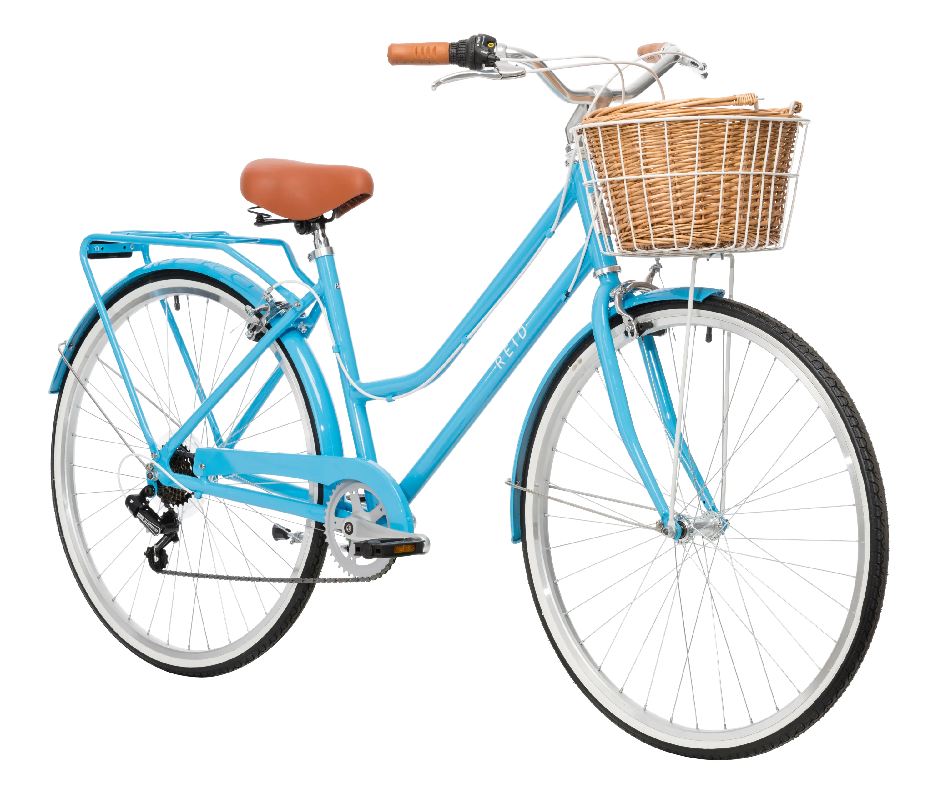 Ladies Classic Plus Vintage Bike Baby Blue