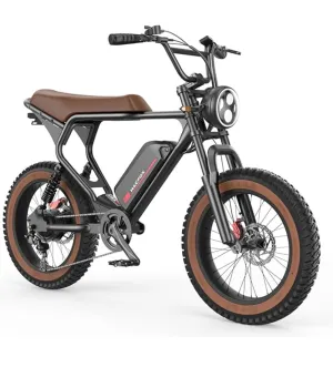 MacFox X2 Full Suspension 750W Electric Moto Bike