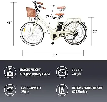 Nakto Classic 2 Electric Bike [48V 26"]