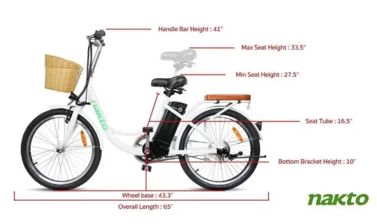Nakto Elegance 2 Electric City Bike [48V 22"]
