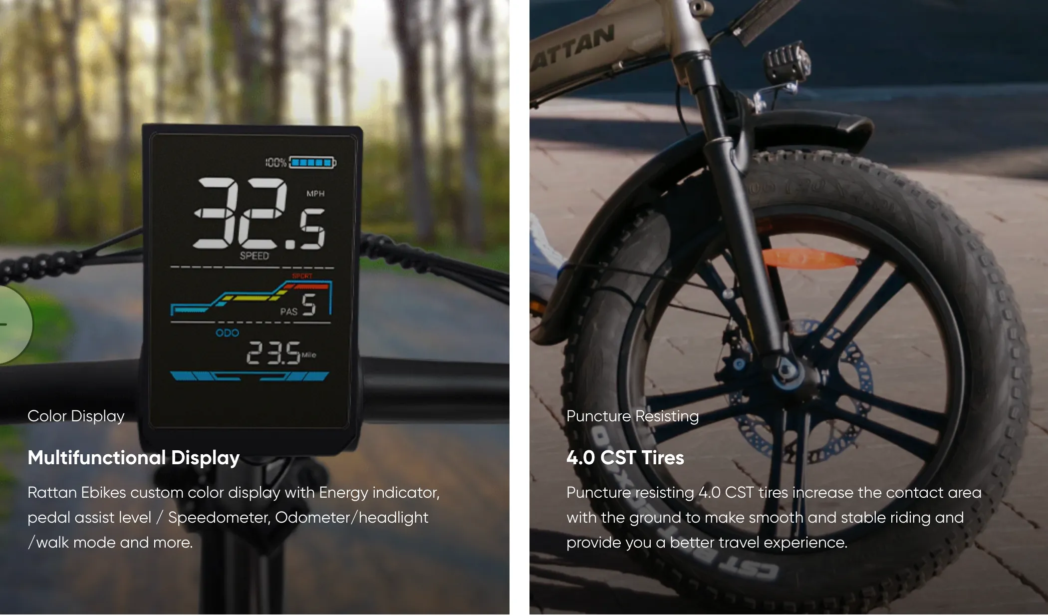 Rattan LF Ultra Step Thru  Folding Electric Bike