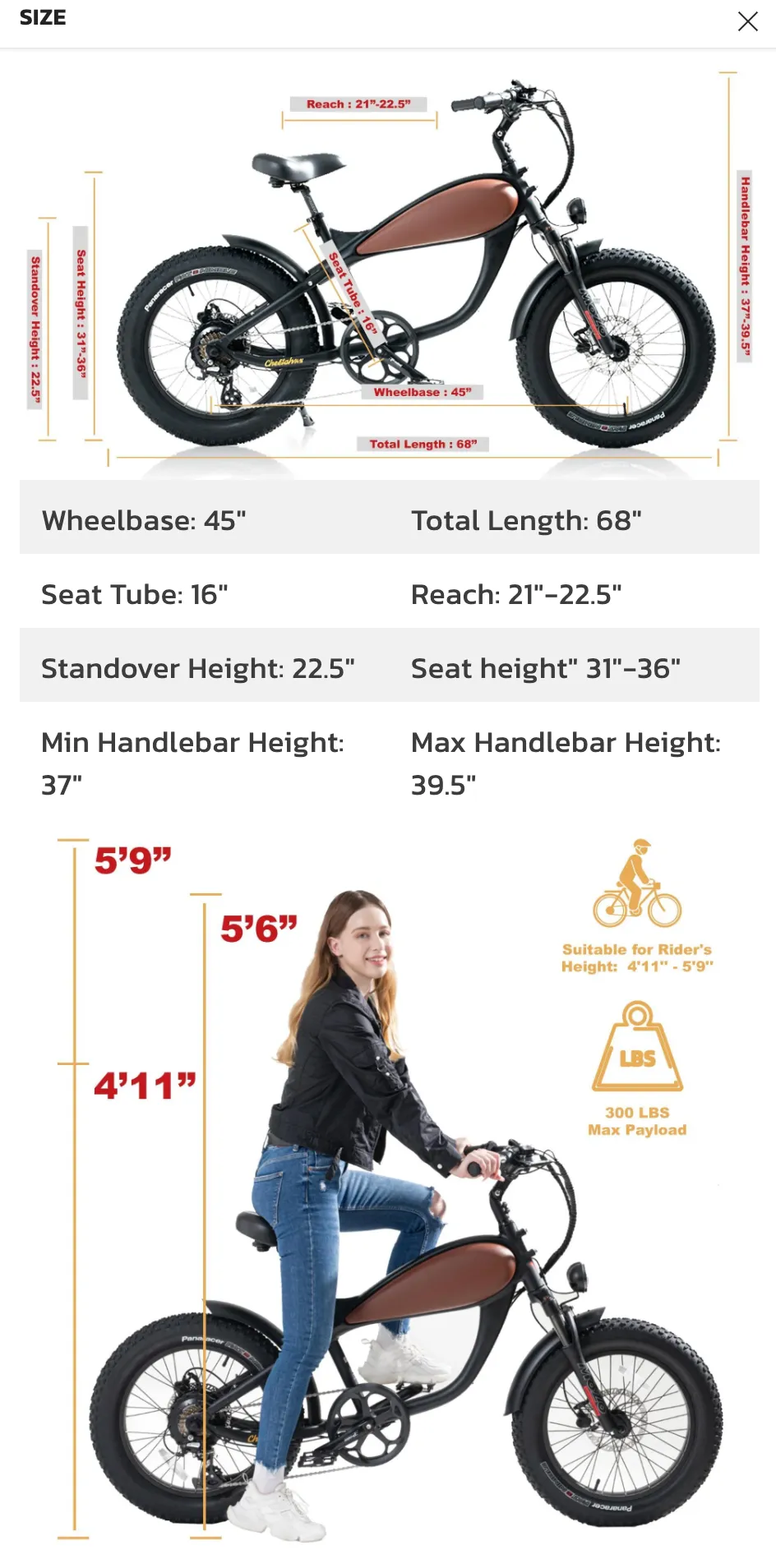 REVI Cheetah Mini Fat Tire Electric Bike BONUS