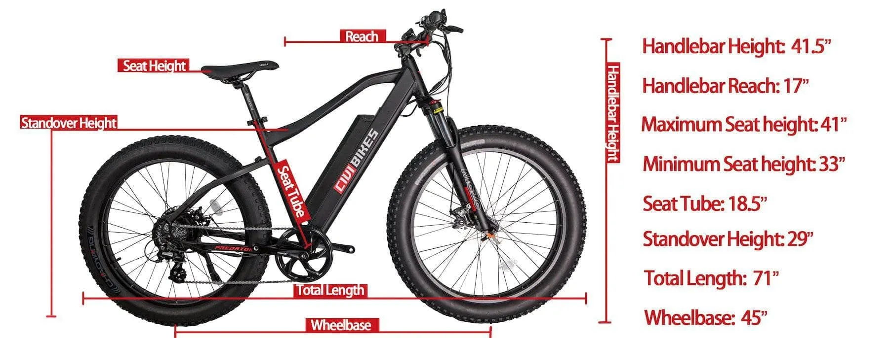 Revibikes Predator 48V 500W Mountain E-Bike