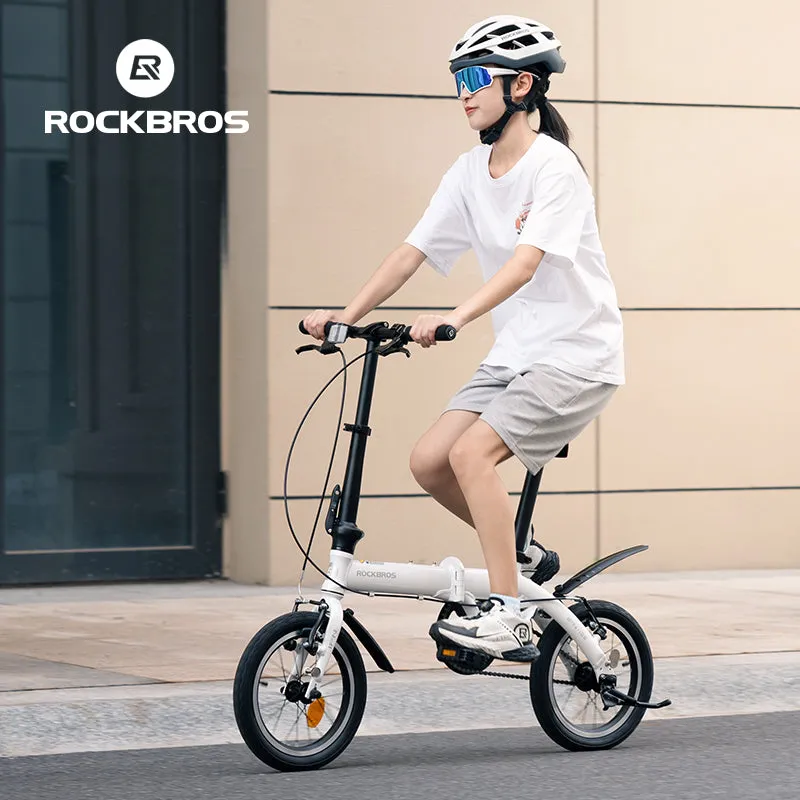 ROCKBROS 14" Folding Bicycle  Aluminium Alloy Frame V Brak
