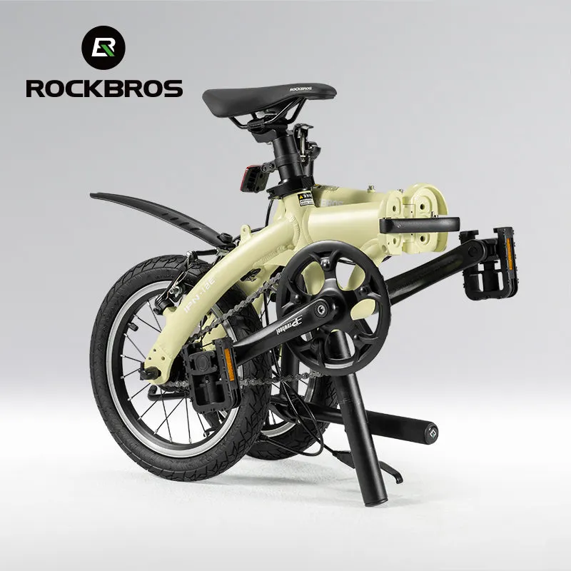 ROCKBROS 14" Folding Bicycle  Aluminium Alloy Frame V Brak
