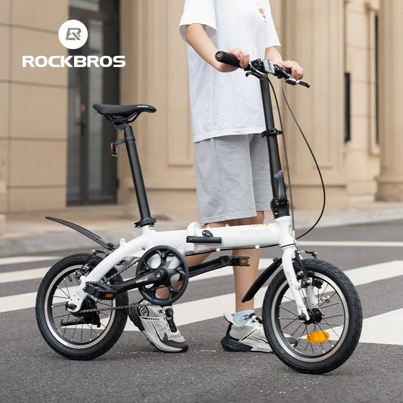 ROCKBROS 14" Folding Bicycle  Aluminium Alloy Frame V Brak