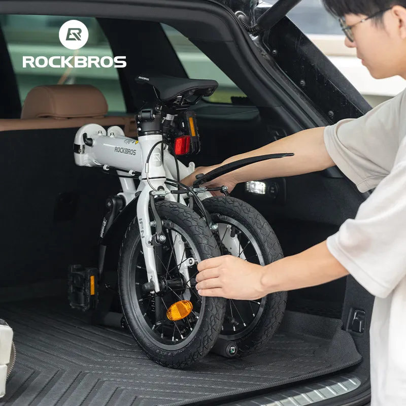 ROCKBROS 14" Folding Bicycle  Aluminium Alloy Frame V Brak