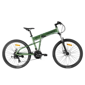 ROCKBROS 26'' Folding Mountain Bike 8 speed Dual C-Brake Aluminum Frame Adjustable City Bicycle 11-32T