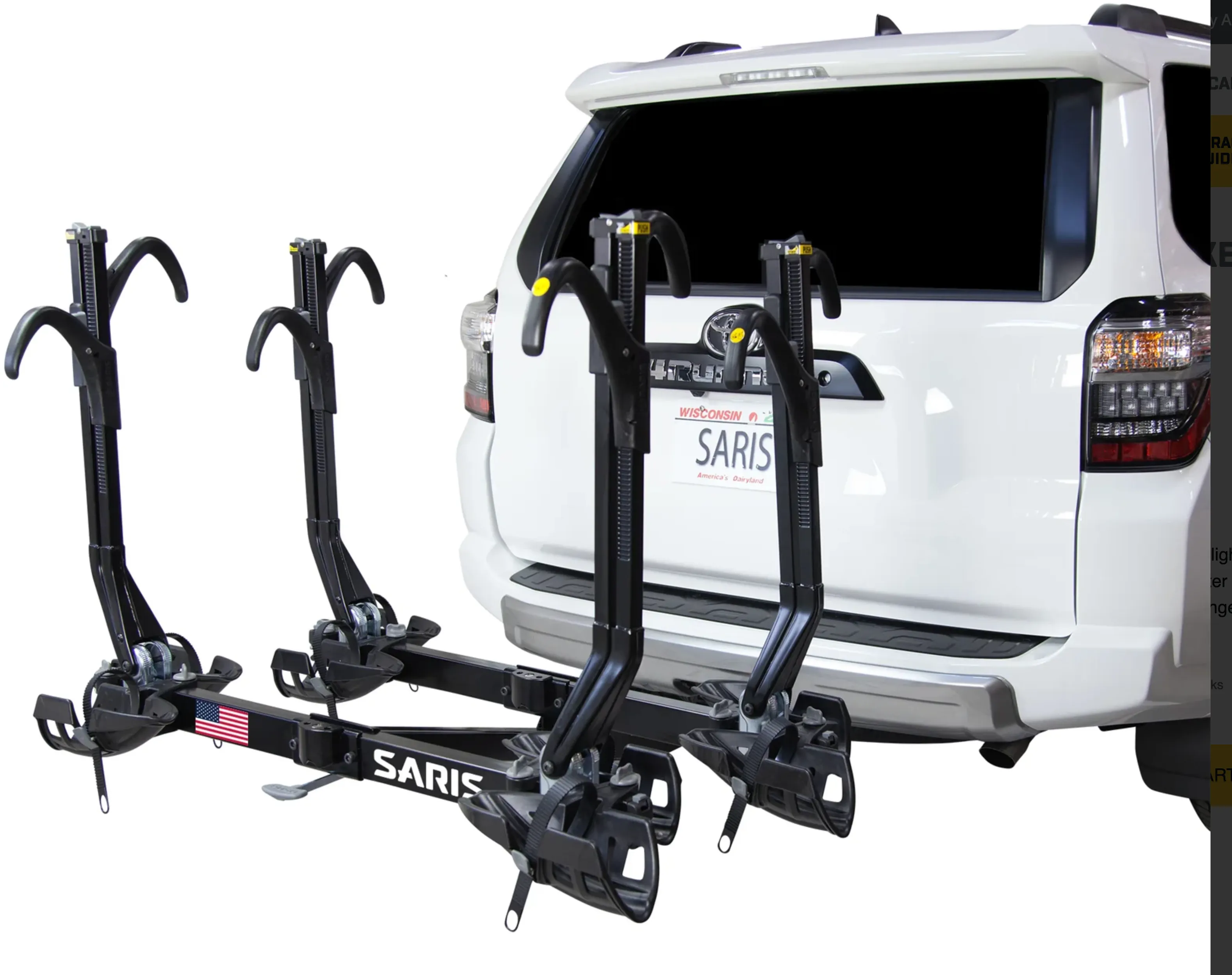 Saris Superclamp G3 4 Bike Hitch Rack