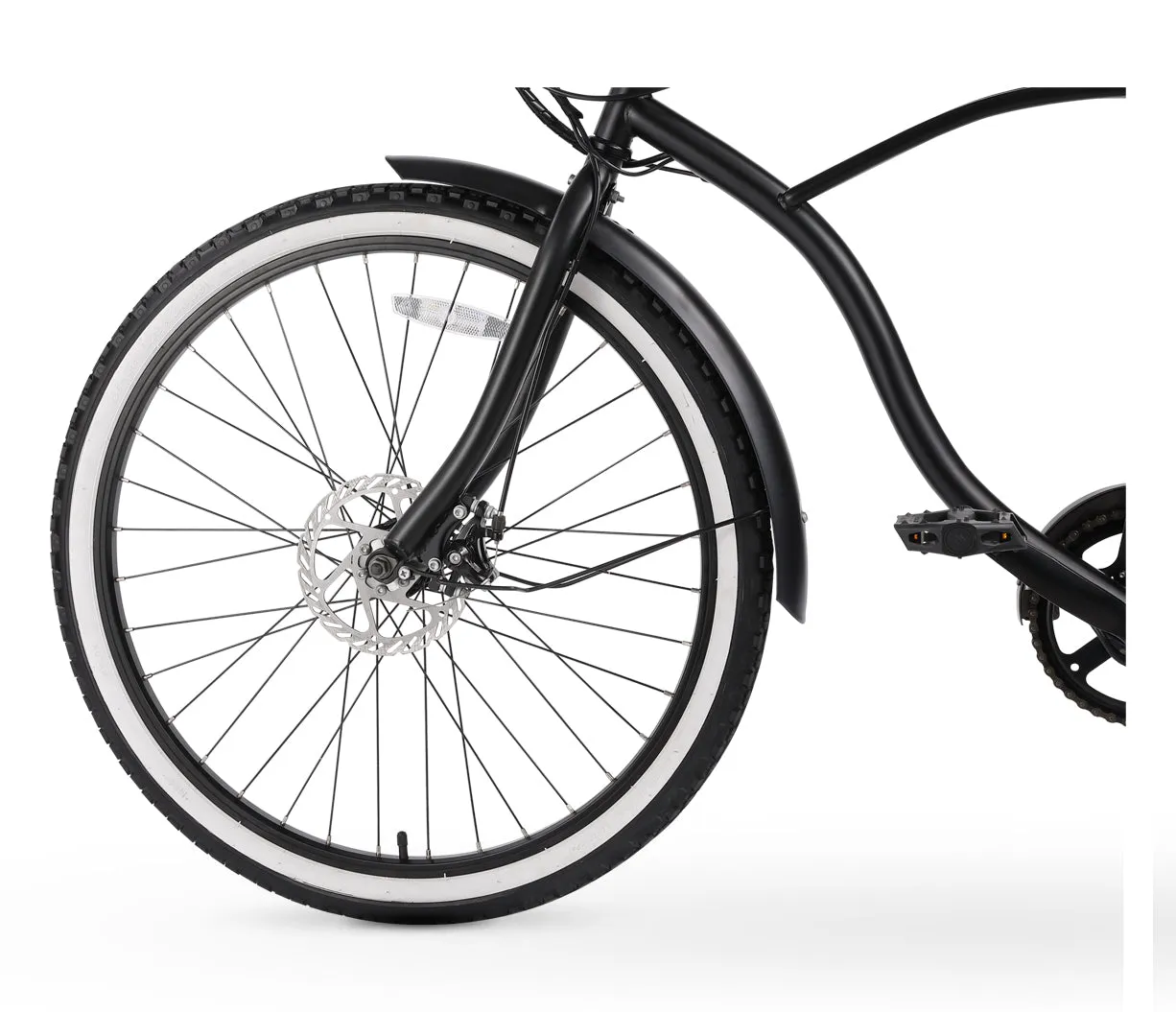 sixthreezero Around The Block Men's 26" 250W 7 Speed Electric Beach Cruiser Bicycle