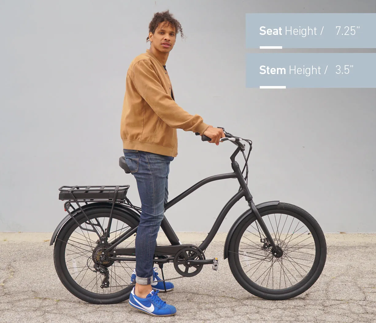 Sixthreezero Best 26 Inch Electric Bicycle 250W E-Bike Hybrid Cruiser Matte Black EVRYjourney