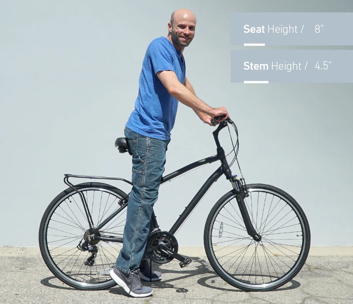 sixthreezero Body Ease Men's 21 Speed Comfort Bicycle