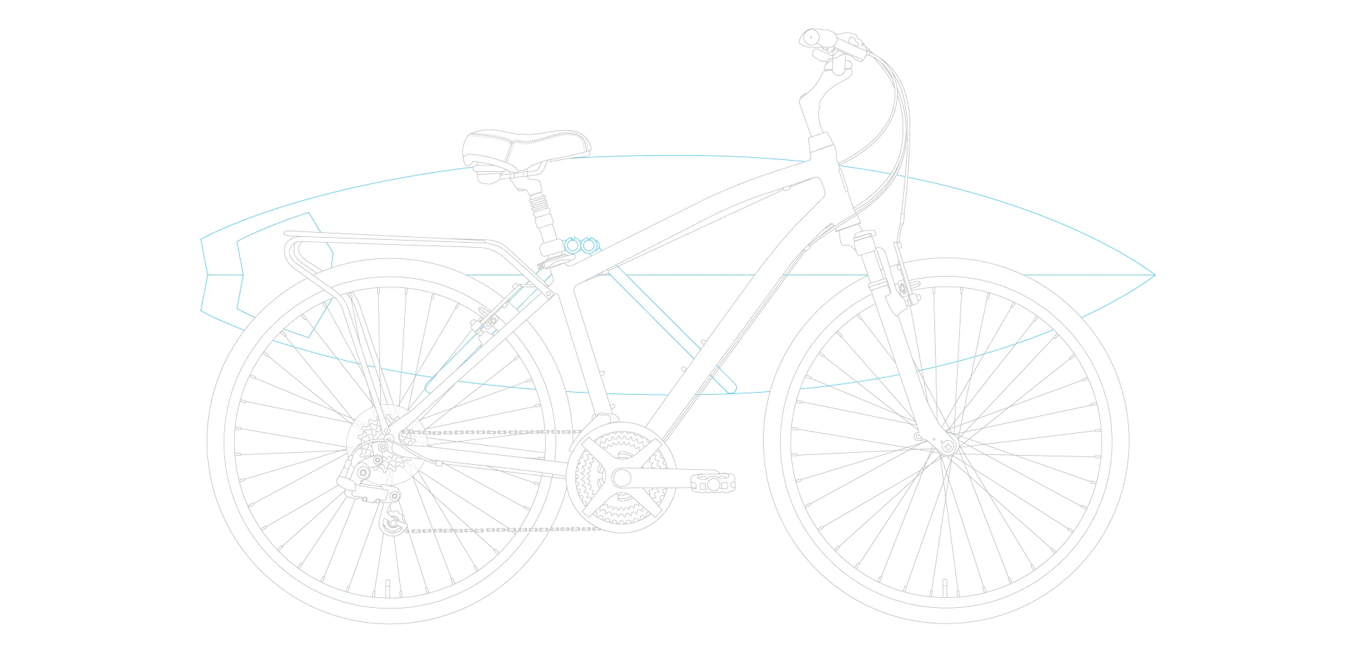 sixthreezero Body Ease Men's 21 Speed Comfort Bicycle
