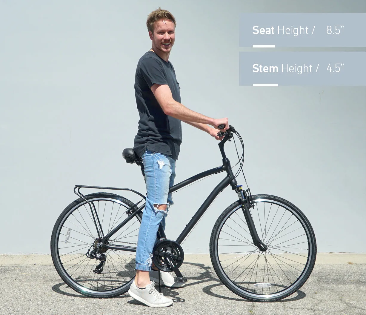 sixthreezero Body Ease Men's 21 Speed Comfort Bicycle