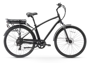 sixthreezero Body Ease Men's 500W 7-Speed Step-Through Electric Bicycle